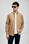Miguel Men's Basic Shirt Regular Fit Camel Hair