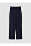 Two Mt Shop Quality Lcw Everyday Navy Blue Diving Fabric Plain Standard & Regular Women's Sweatpants - 5