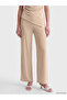 Two Mt Shop Quality Lcw Vision Beige Plain Standard & Regular Women's Sweatpants - 2