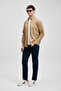 Miguel Men's Basic Shirt Regular Fit Camel Hair - 3