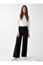 Two Mt Shop Quality Lcw Modest Black Interlock Plain Comfortable & Relax Women's Sweatpants