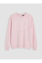 Two Mt Shop Quality Pink Mickey Mouse Printed Oversize Women's Sweatshirt - 5