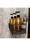 2-Pack Black Mesh Cupboard Door Storage Baskets - No-Drill Self-Adhesive Wall Mounted Organizer, Mul - 3