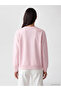 Two Mt Shop Quality Pink Mickey Mouse Printed Oversize Women's Sweatshirt - 4