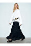Alita City Lcw Vision Black Plain Long Women's Skirt with a Difference - 3