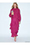 Alita City Lcw Vision Plum Plain Long Women's Skirt with a Difference