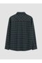 Sparkling Choices from Shining Store Relax Fit Checked Embroidered Men's Lumberjack Shirt - 7