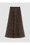 Quality Pieces from Çelebi Store Polka Dot Pleated Skirt with Waist Cord - 6