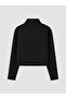 Alita City Lcw Vision Black High Neck Drawstring Women's Sweatshirt with a Difference - 2