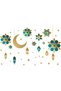 ملصقات جدارية لتزيين رمضان، ملصقات جدارية إسلامية للعيد، ديكور رمضان وعيد مبارك مع هلال كبير - 8