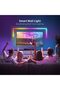 إضاءة جدارية LED بتقنية RGBIC، أضواء ألعاب قابلة للتركيب بتصميم هندسي، إضاءة ذكية متغيرة الألوان تعمل بالواي فاي للديكور - 6