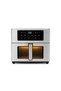 Digital Air Fryer with 10.5L Large Capacity, Double Heating, Touch Control and Adjustable Temperature