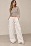 Fleece-Lined Cargo Pocket Sweatpants - 3