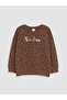Crew Neck Printed Girls' Set (W6) - 4