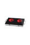 Double Burner Infrared Electric Cooker with 2800W Power, Dual Heating Zones and Adjustable Temperature - 6