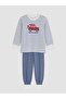 Crew Neck Boys' Pajama Set (W6) - 2