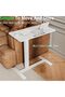 Adjustable Overbed Table with Wheels, Overbed Bedside Desk Mobile Rolling Laptop Stand Overbed Table - 7