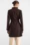 Punto Detailed Large Size Coat Brown 3192 - 7