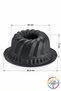 Easy Release Silicone Cake Mold Non-Stick Classic Crown Cake Mold 24 cm Standard - 3