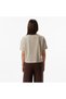 Women's Printed Beige T-Shirt - 2
