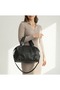 Large Internal Volume Black Women's Hand and Shoulder Bag - 2