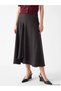 Gray Zippered Asymmetrical Cut Flounce Skirt - 2