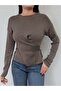 Buttoned Asymmetrical Cut Sweater - 2