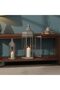 Ramadan Lantern Classic Design - Silver - 22x63cm