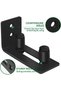 Sliding Barn Door Bottom Floor Guide, Adjustable Stay Roller Wall Mounted Hardware, Flush Flat Botto - 4