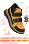 Kasama Leather Daily Velcro Boys' Sports Boots Shoes - 2