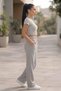 Women's Black Loose Fit High Waist Comfortable Stretchy Sweatpants with Pockets - 4