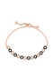 Silver Rose Hoop Elevator Bracelet - 3