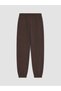 Brown Standard Fit 3 Thread Men's Trousers - 6