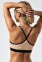 Astura Model Thin Straps with Cross Detail on the Back, Comfortable Women's Bustier in Skin Color - 2