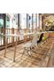 Dining Table, Kitchen Table, Dining Room Table, Modern Rectangular Dining Tables, White Wood Dining - 6
