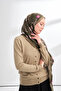 Floral Archive Lavinia Pattern Shawl - Khaki - 3