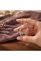 Shiny Heart Model Steel Necklace with Gold Color Chain - 3