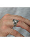 Silver Scales of Justice Men's Ring - 6