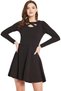 فساتين نسائية قصيرة بأكمام طويلة وياقة مستديرة (MOAW14D02-62) - 6
