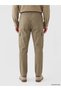 Khaki Relax Fit Men's Cargo Pants - 4