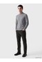 Khaki Regular Fit Velvet Men's Chino Trousers