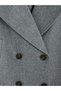 Gray Oversize Women's Cashmere Coat - 7