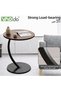 End Table, C Shaped Side Table for Sofa and Bedside, Coffee Table, Couch Table, Snack Side Table, fo - 5