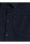 Navy Blue Gabardine Boys' Shirt - 3