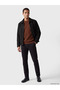 Black Regular Fit Shirt Collar Men's Coat - 2