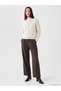 Beige Glittery Women's Knitwear Cardigan - 2