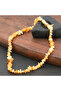 Damla Amber Baby Teeth Necklace - 4