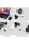 قارئ بطاقات SD للآيفون والآيباد، محول قارئ بطاقات SD بثلاثة منافذ (2 لايتنينج و USB-C) مع وصلة S - 7