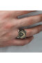 Silver Kadem-I Şerif Detailed Ottoman Coat of Arms Men's Ring - 4