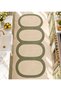 Eta Retro Oval Block Pattern Modern Woven Base Decorative Carpet Eta4357 - 3